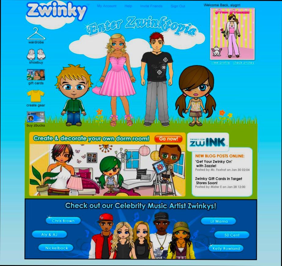 login Zwinky