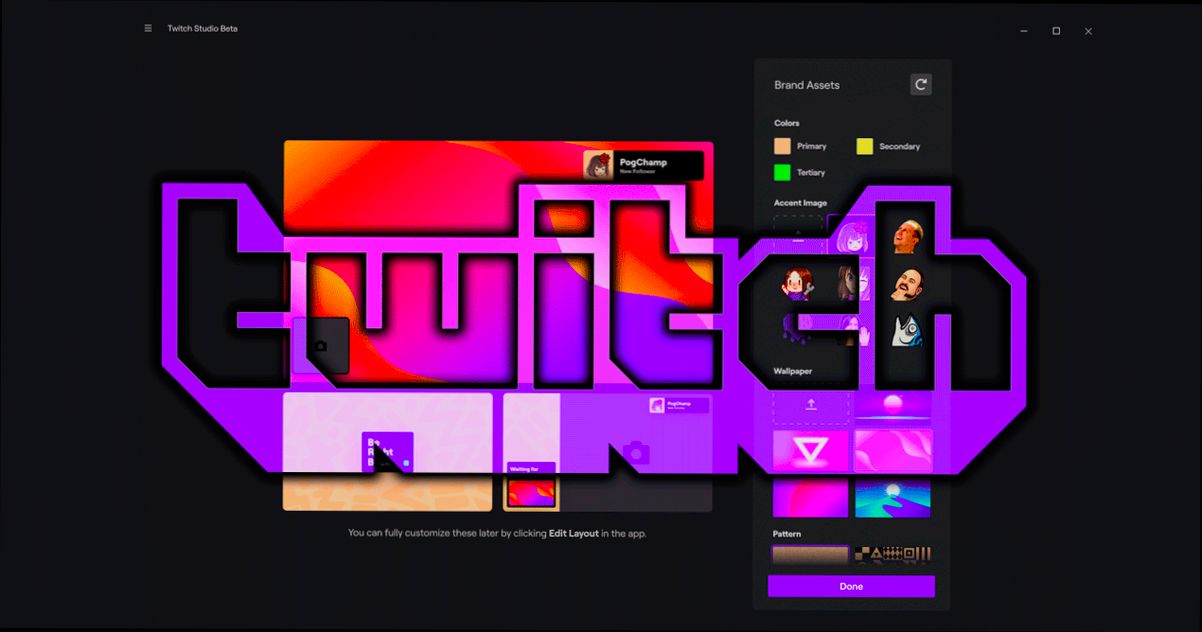 login Twitch Studio