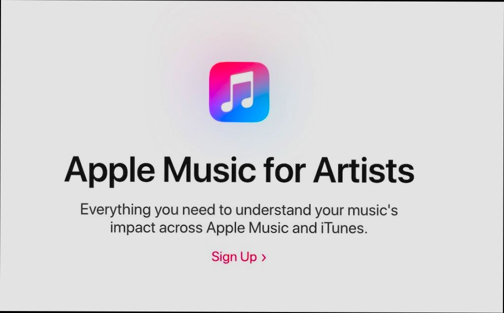 login Apple Music for Artists