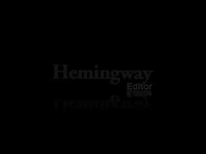 login Hemingway App