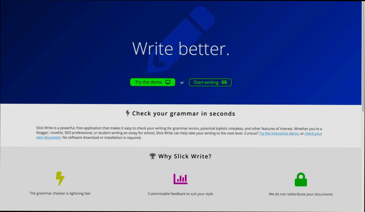 login Slick Write