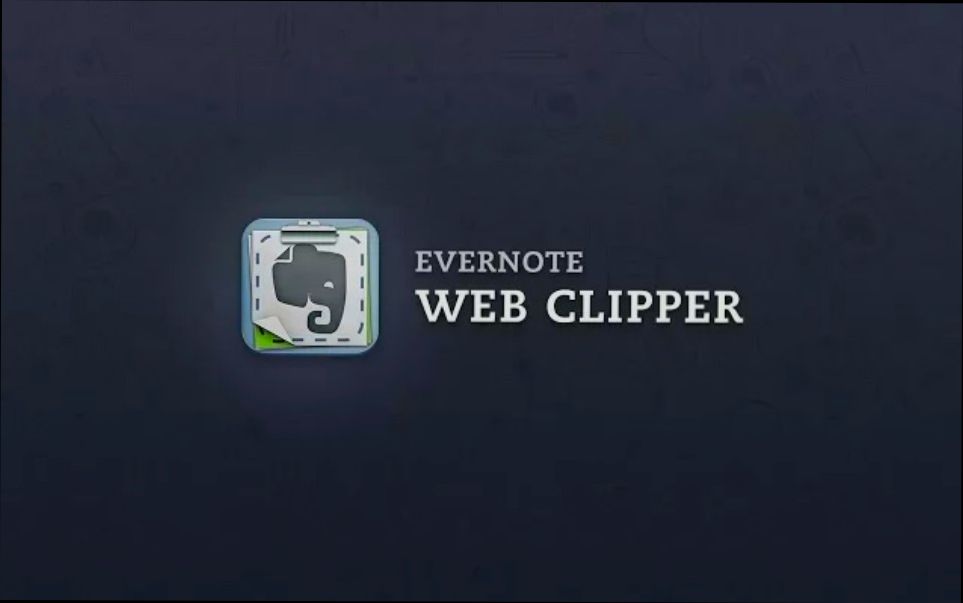 login Evernote Web Clipper