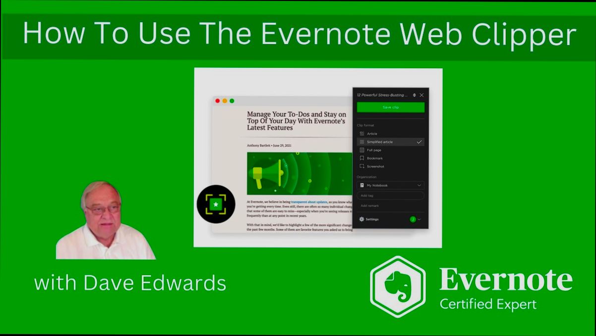 login Evernote Web Clipper