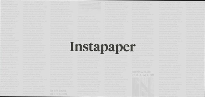 login Instapaper